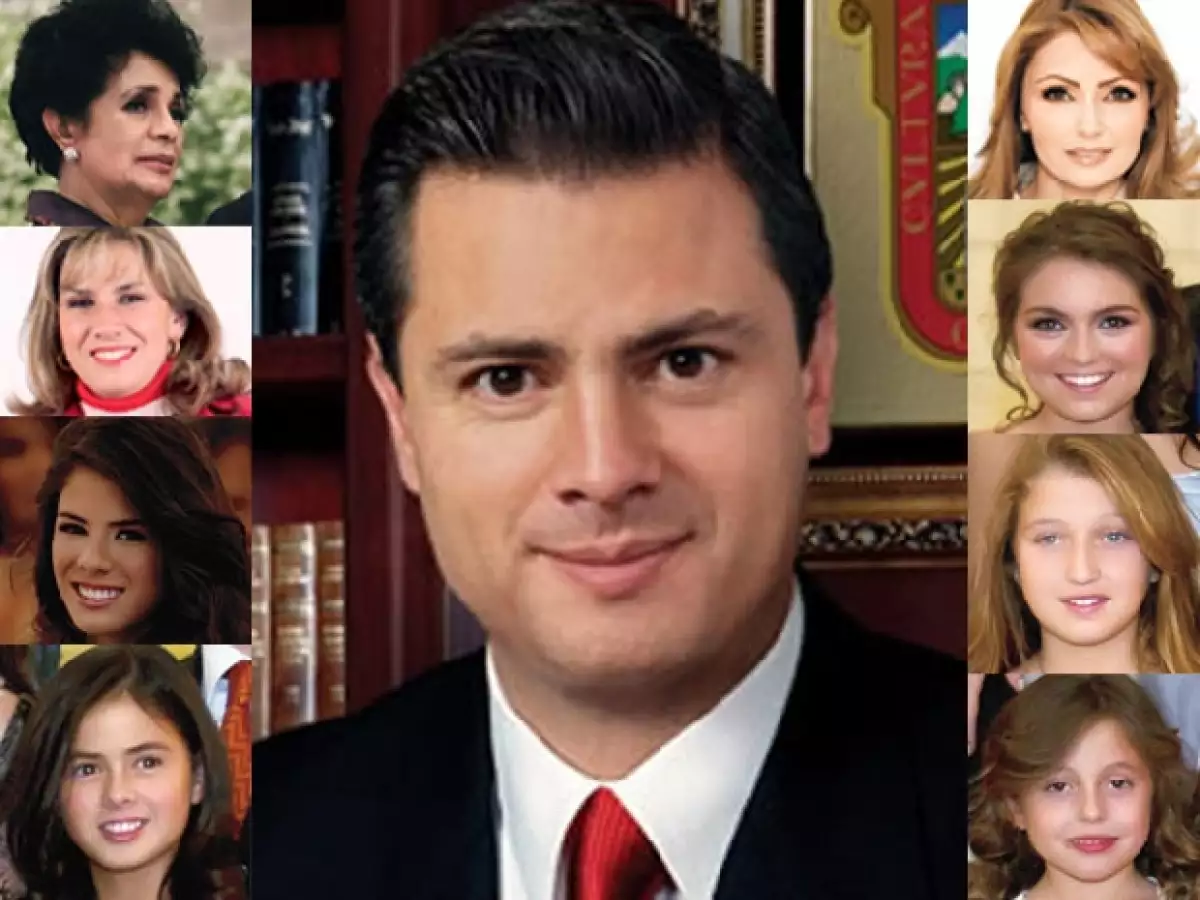 Peña Nieto ha estado rodeado por mujeres que siempre lo han apoyado.