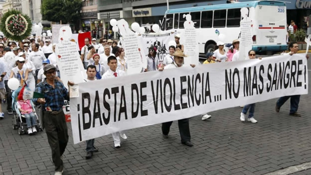 basta de violencia no mas sangre