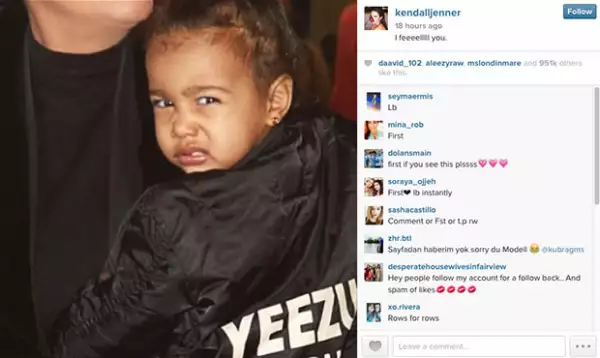 La modelo dijo "sentir lo mismo" que su sobrina.