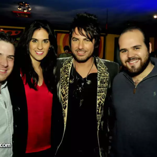 Jorge Cervantes, Paola García, Beto Cuevas y David Muñoz