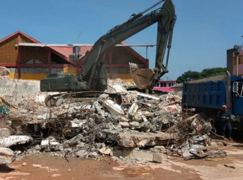 Juchit�n tras el sismo