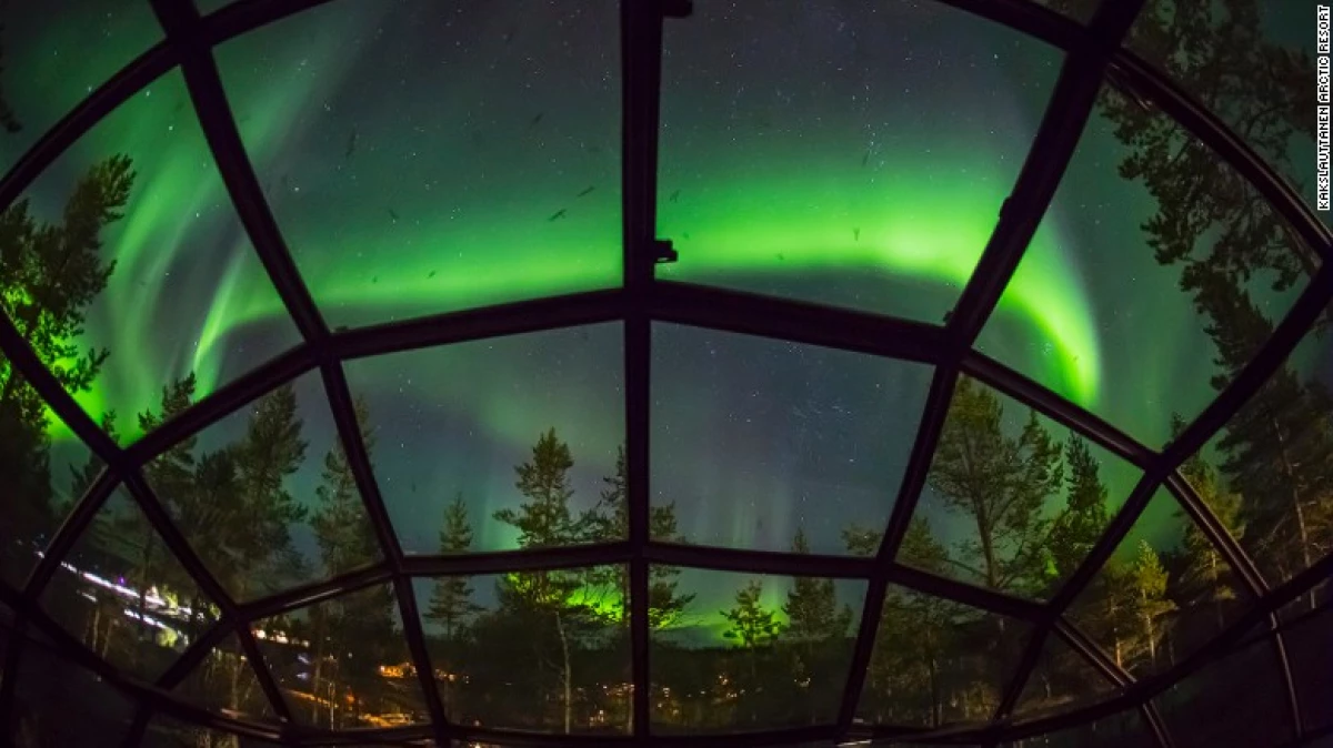 La temporada de auroras boreales en Laponia, a partir de finales de agosto.