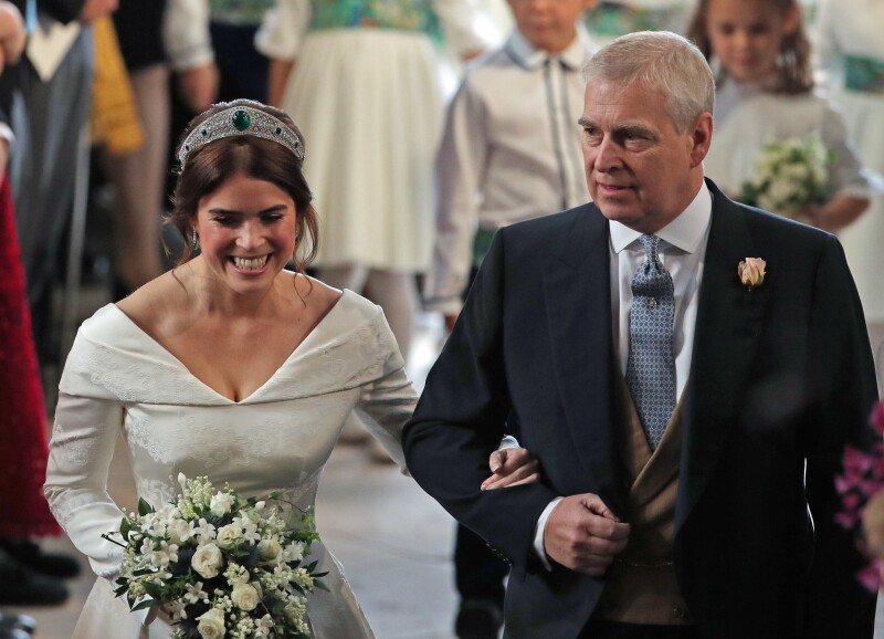 Princesa Eugenia y el príncipe Andrés