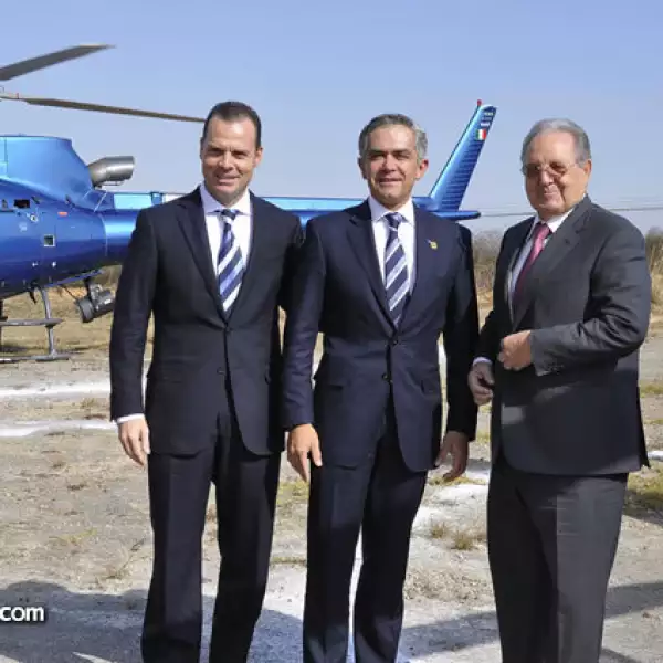 Olegario Vázquez Aldir,Miguel Ángel Mancera,Olegario Vázquez Raña