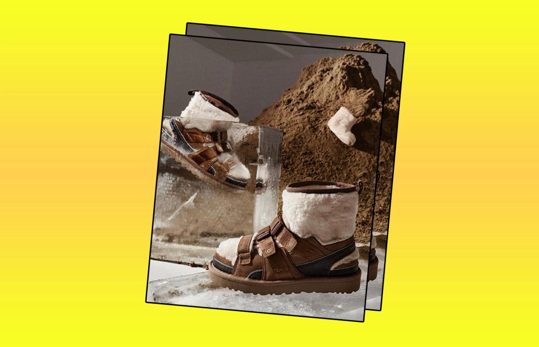 Ugg chancla bota Feng Chen Wang