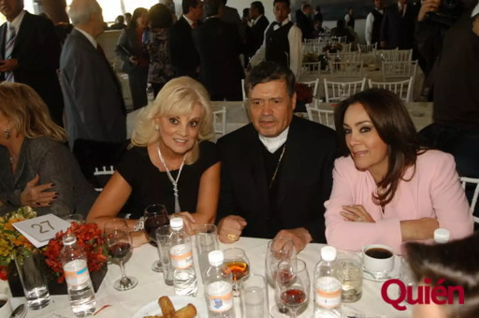 María de los Angeles Aldir, Norberto Rivera, Isabel Goñi