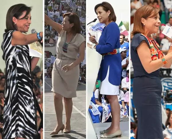 Josefina cambió los trajes por vestidos.