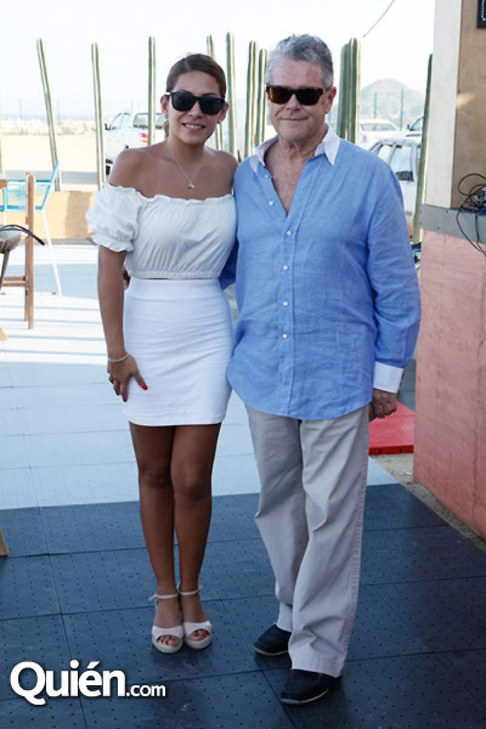 Jocelyn Zurita y Sergio Sarmiento