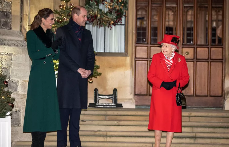 Reina Isabel, Kate Middleton, Príncipe William