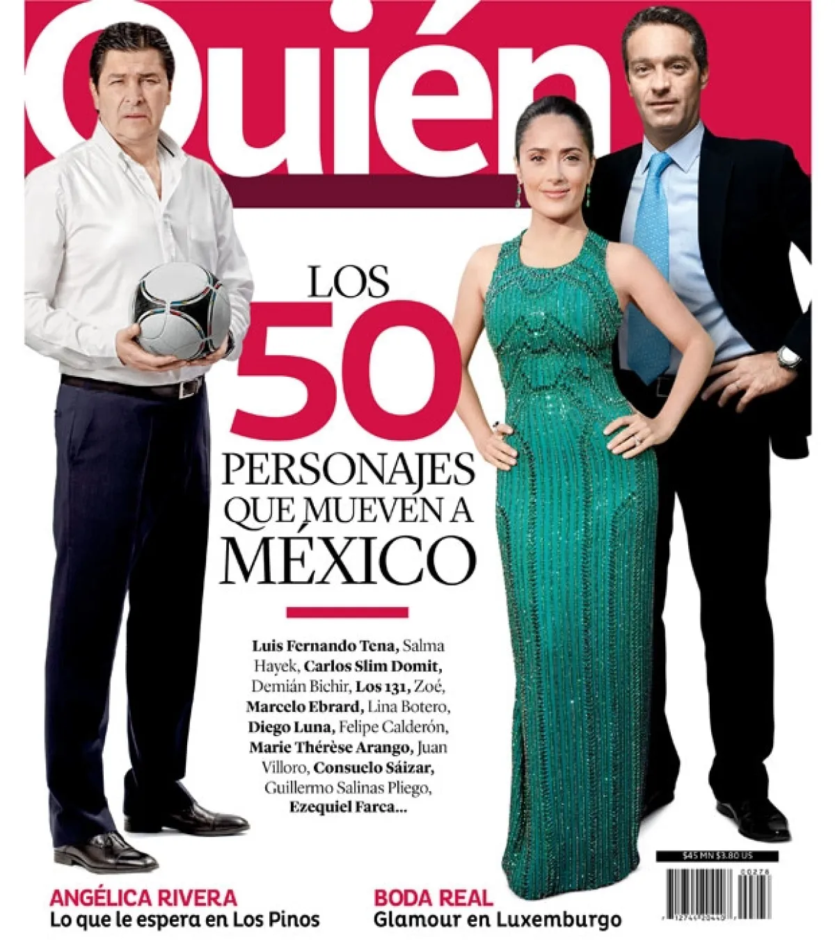 Como cada año la revista Quién reconoce a las 50 personalidades que mueven a México.