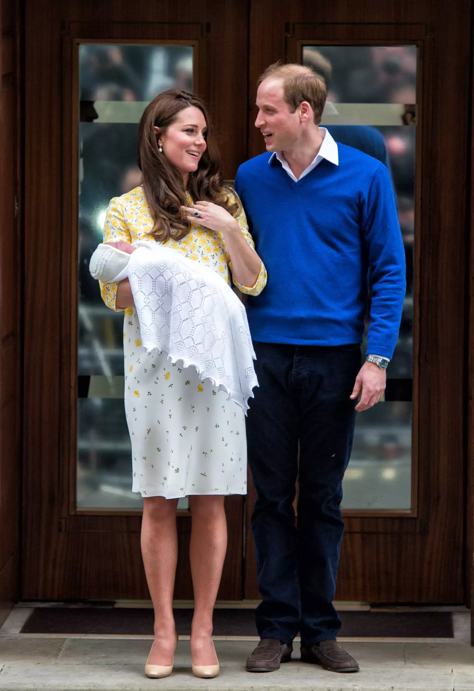 The Duke And Duchess Of Cambridge Depart The Lindo Wing With Thier Second Child