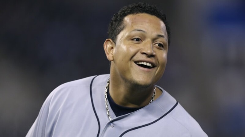 Miguel Cabrera, de los Tigres de Detroit, triple corona