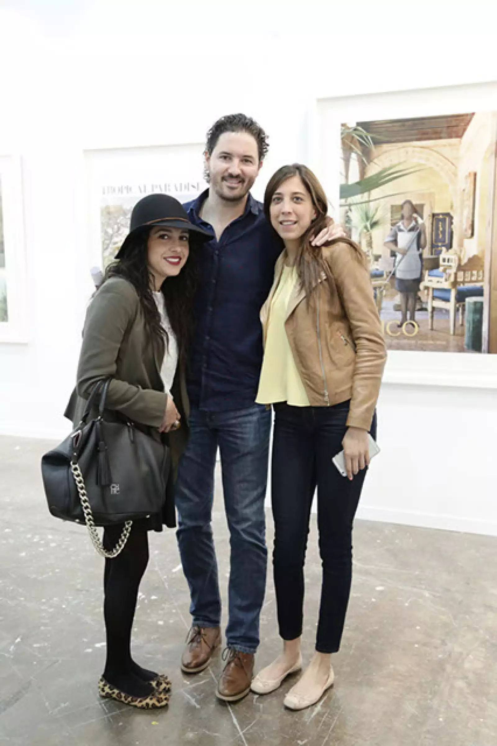 Fernanda Pardo,Ricardo Briseño y Charlotte Curioca