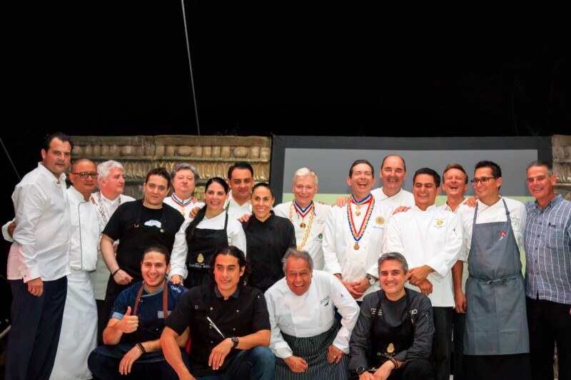 Maestros Cocineros de Francia con los chefs mexicanos invitados