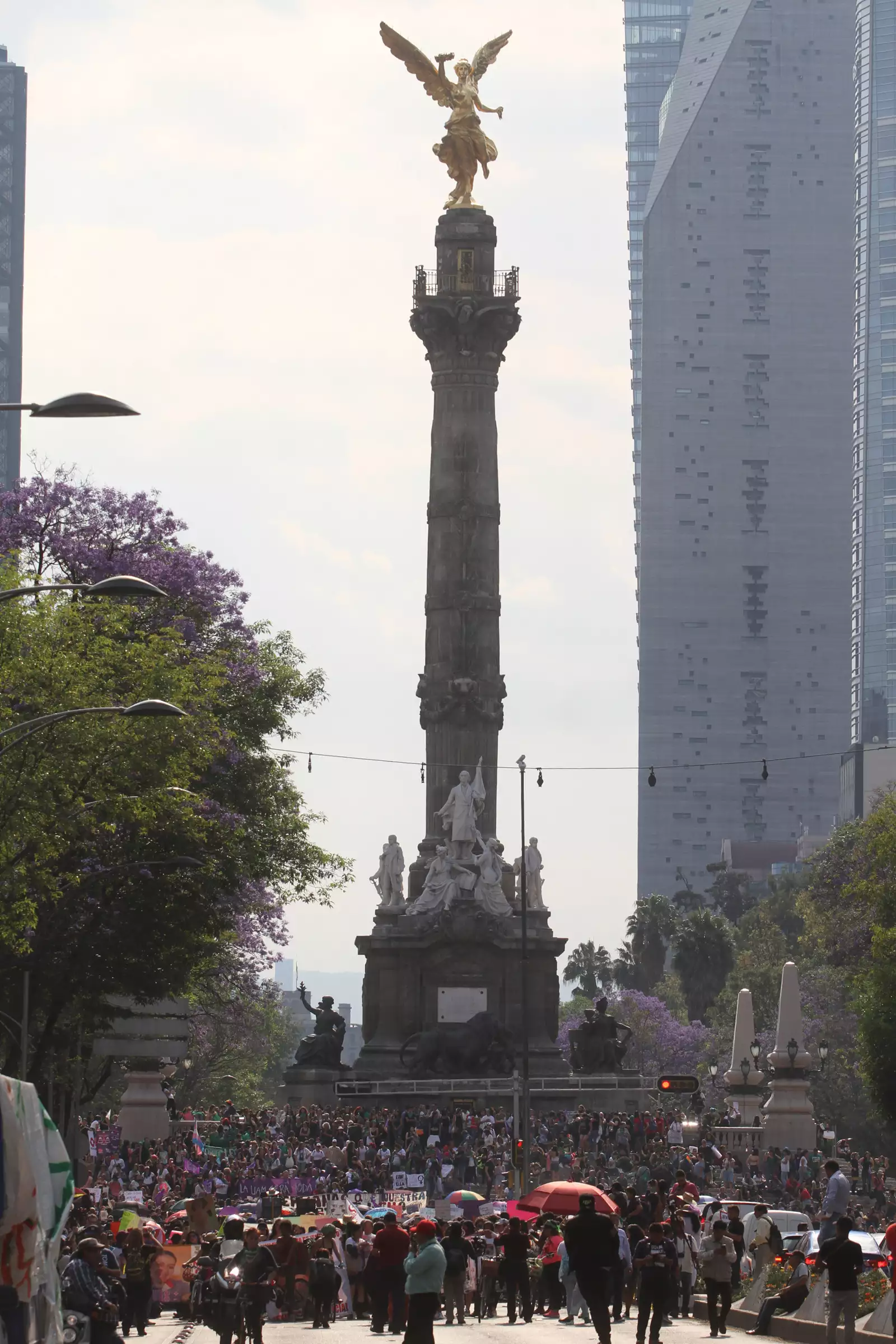 Marcha feminista con motivo del Día Internacional de la Mujer