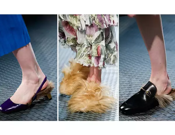 Los zapatos de Alessandro Michele.