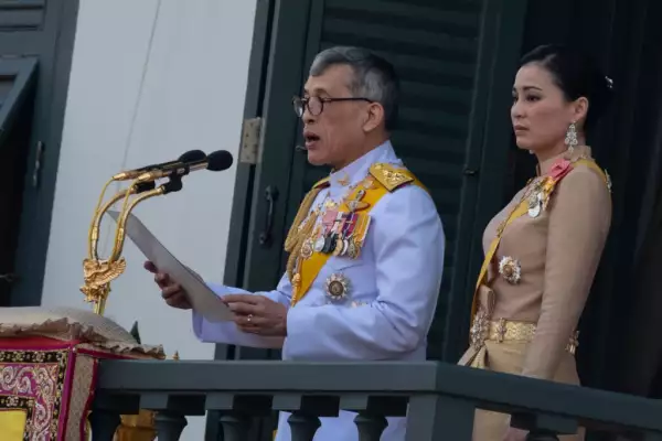 Rey de Tailandia, Maha Vajiralongkorn, y la reina Suthida