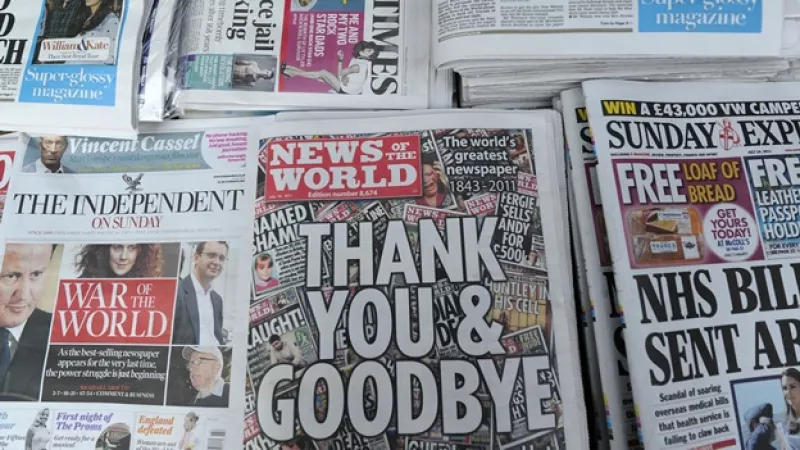 ultima portada del news of the world