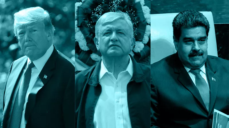 Trump, Maduro y AMLO