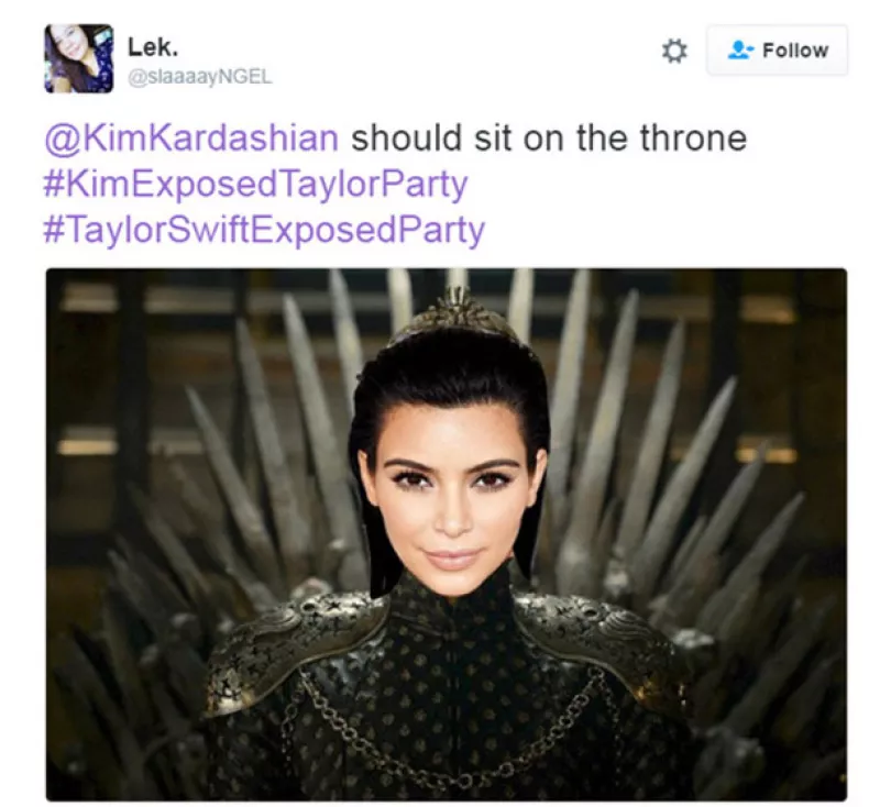 Después de que Kim destapara la mentira de la cantante con un video en Snapchat, el internet se encargó de crear los más divertidos memes sobre la pelea.