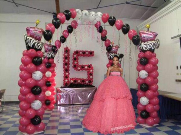 Un salón bellamente decorado, es lo que sólo ella se merece.
