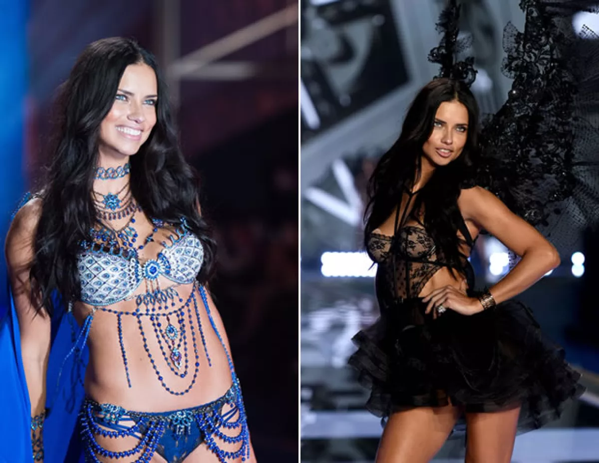 El esfuerzo de la modelo se nota cuando camina en la pasarela.