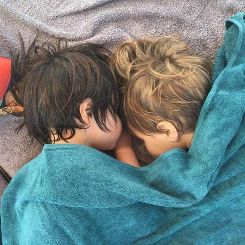 Esta fue la foto que el defensa del Barça compartió de su viaje familiar.