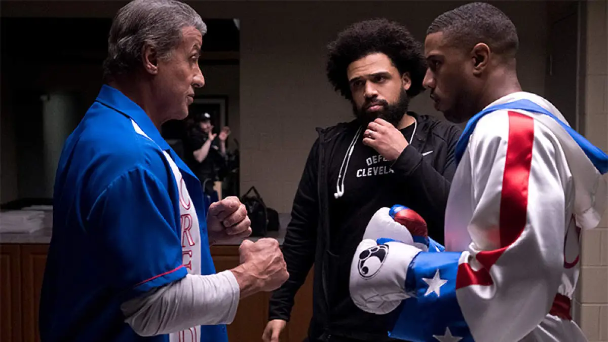 Michael B. Jordan como Creed.
