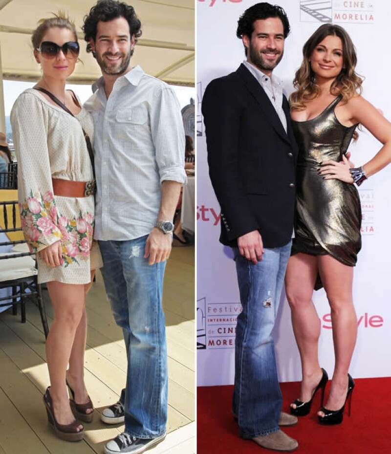 La pareja en eventos más casuales.