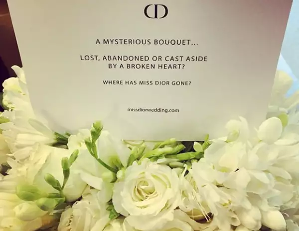 Un bouquet misterioso llegó a la redacción de Quién.