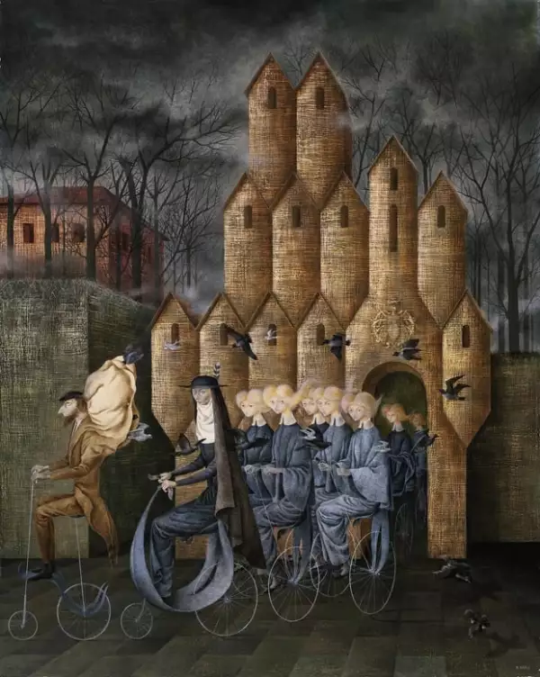 "Hacia la Torre" de Remedios Varo.