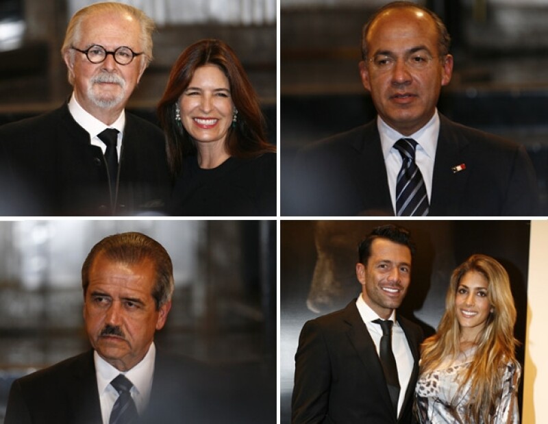 Durante la inauguración de su exposición en Bellas Artes, Fernando Botero estuvo acompañado de su hija Lina; además de Felipe Calderón, José Ángel Córdova, Federico Díaz y Nunzia Rojo de la Vega.