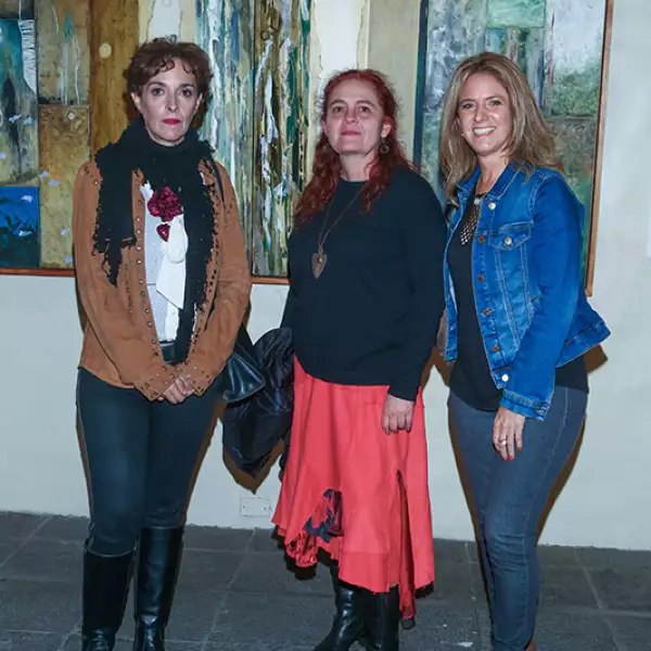 Olga Chorro, Brigida Becamier y Claudia Aldano