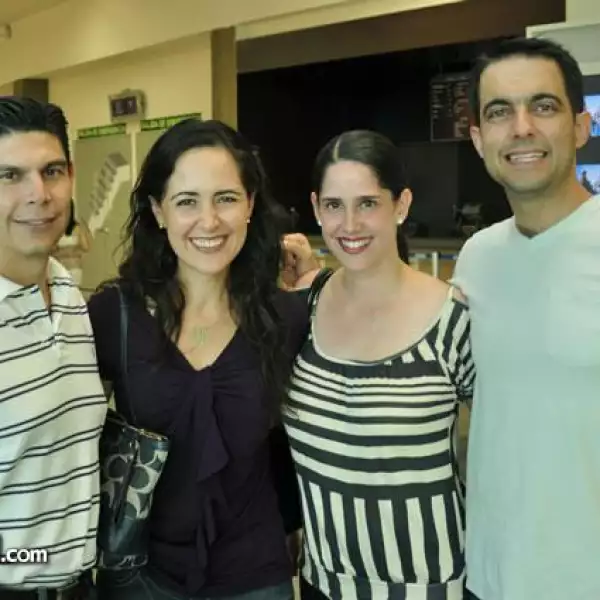 Roberto Díaz,Karina Corral,Florencia Martínez y José Mario Salvador