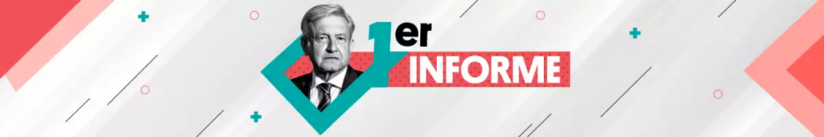 Primer Informe / header desktop Home Política