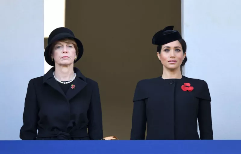 Meghan Markle en el acto del 100 aniversario del fin de la Primera Guerra Mundial (Getty Images)