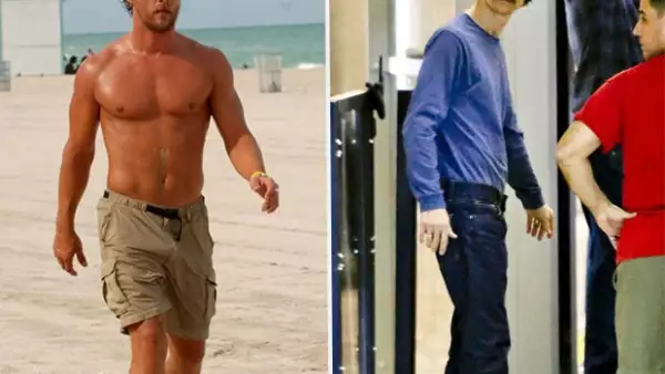 Este viernes fue fotografiado en su punto más bajo de peso. Parece ser que aún no está satisfecho con su transformación para un filme y continúa con un estricto régimen alimenticio.