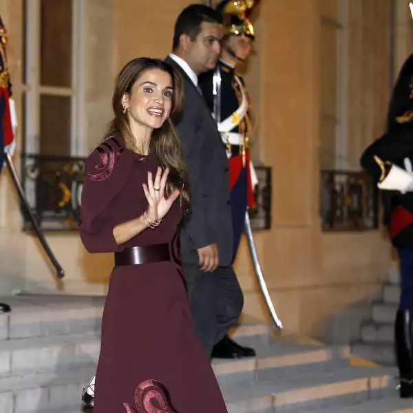 French President Francois Hollande Receives King Abdallah II of Jordan At Elysee Palace in Paris
