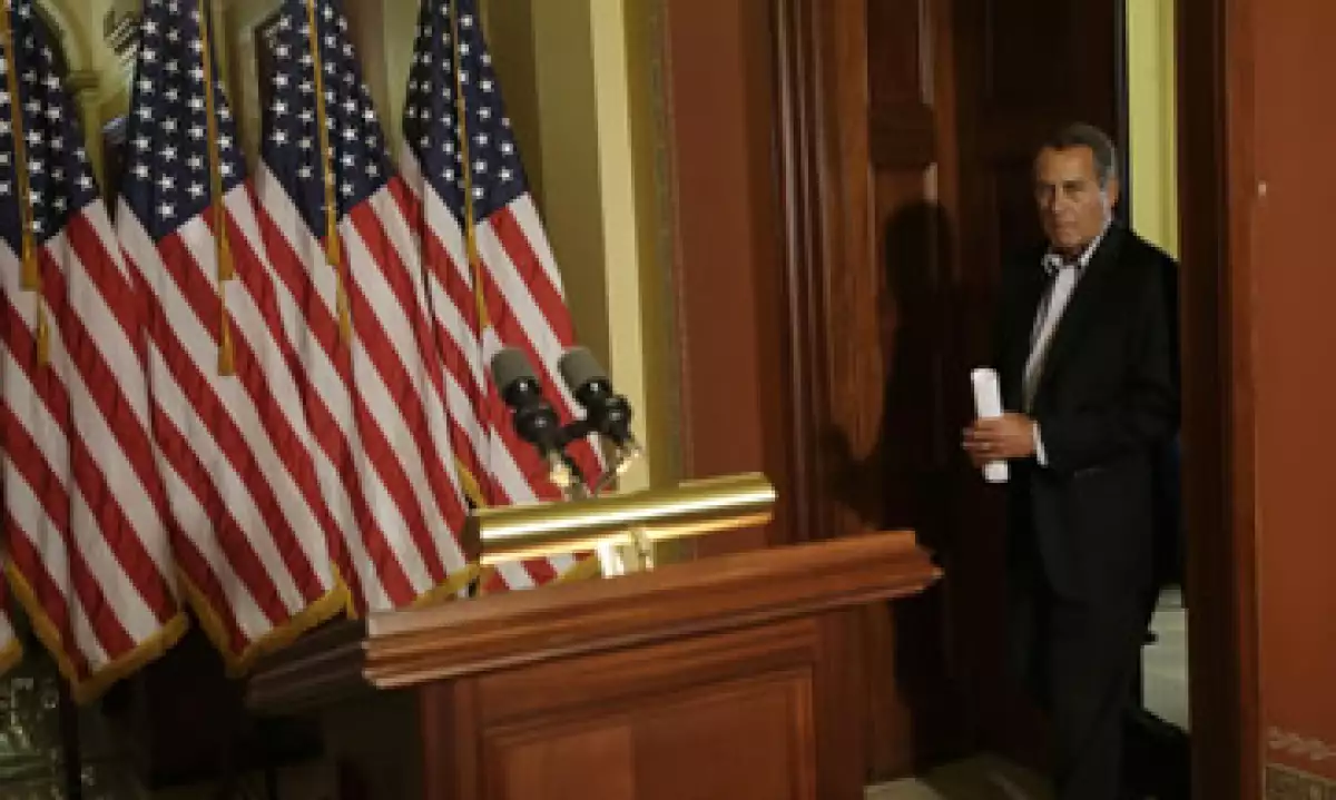 Boehner dijo que una llamada telefónica entre él y Obama, y nuevas conversaciones entre sus respectivos equipos el jueves, no lograron avances. (Foto: AP)