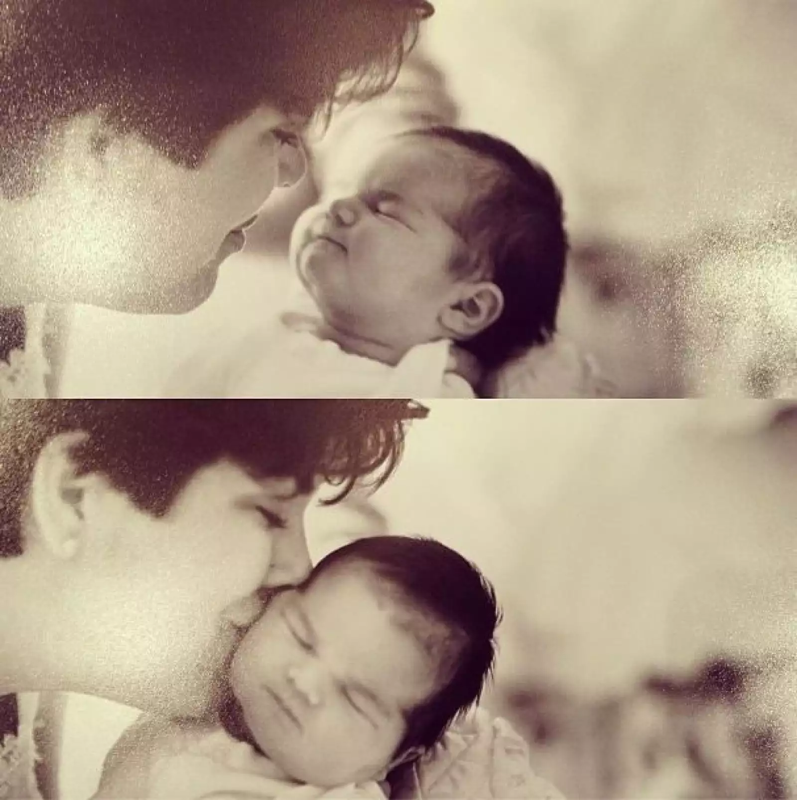 Kendall Jenner de bebé con su madre, Kris Jenner.