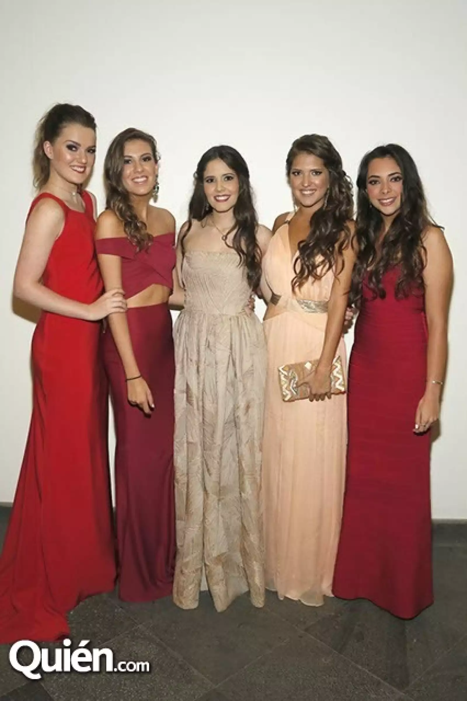 Daniela Montgomery,Alejandra Sainz,Mariana Villa,Paola Benítez y Johanna Serna