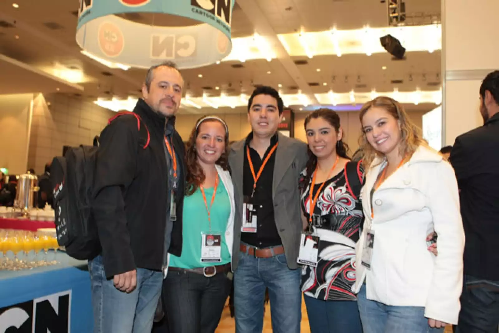 Vicente Atamoros, Lorena Torres, Alejandro Rocha, Cristina Maldonado y Jimena Velasco.