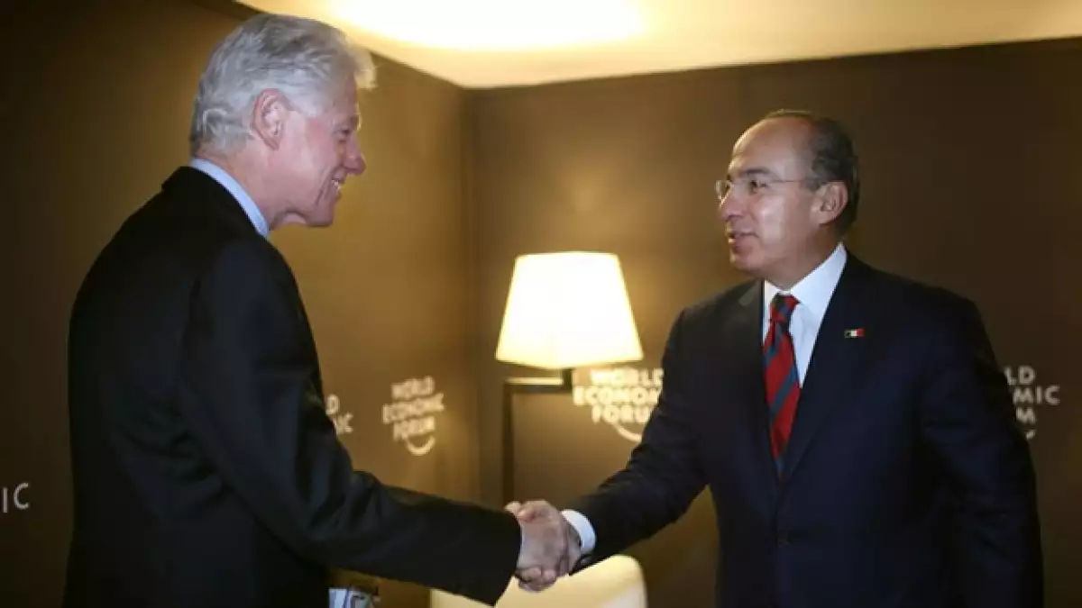Bill Clinton y Calderón