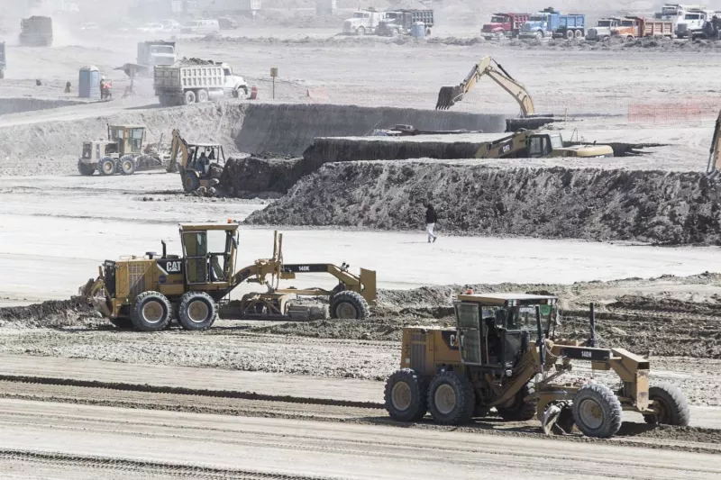 A 104 días de construcción del Aeropuerto Internacional General Felipe Ángeles se lleva un avance casi del 4 por ciento