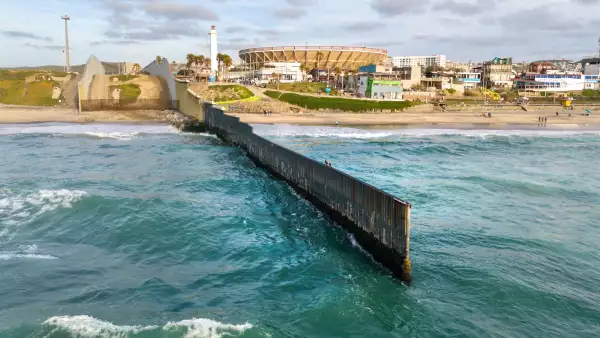 Panoramic View Of The Borderlands: Southwestern U.S. And Mexico
