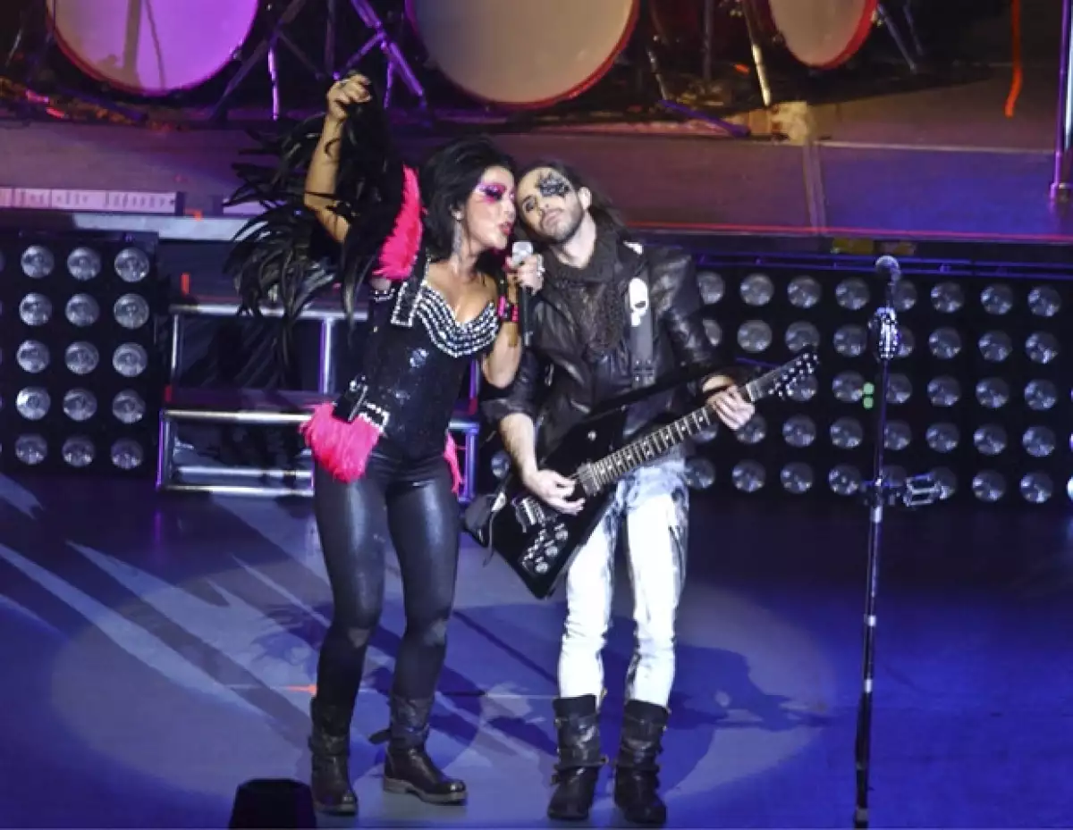 Alejandra Guzmán y Moderatto prendieron a todos los presentes con sus más grandes éxitos.