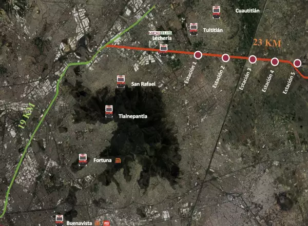 Mapa Tren Suburbano
