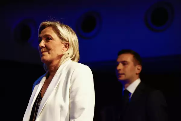 Marine Le Pen y Jordan Bardella