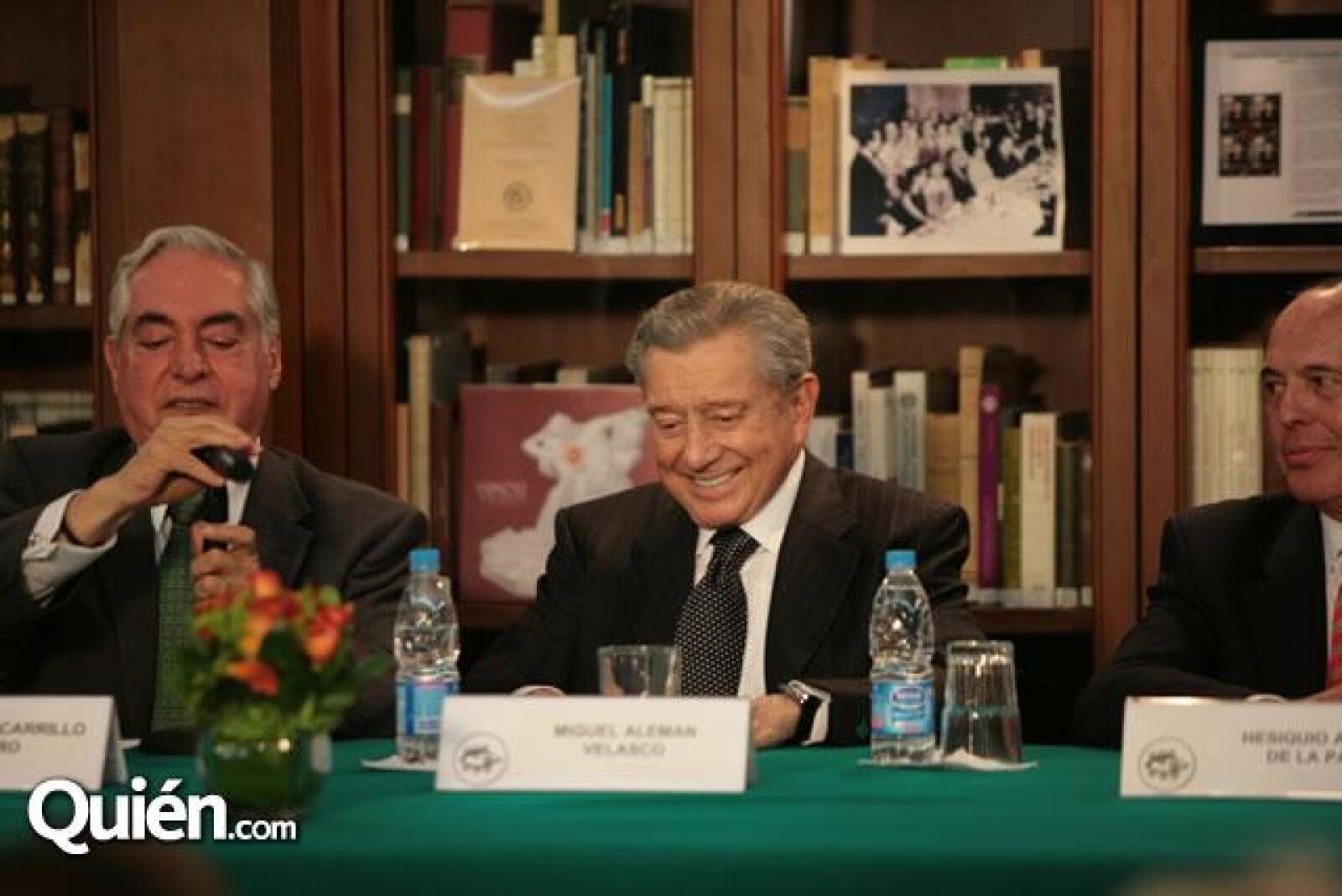 Alfredo del Mazo en la presentación del libro de Hesiquio...