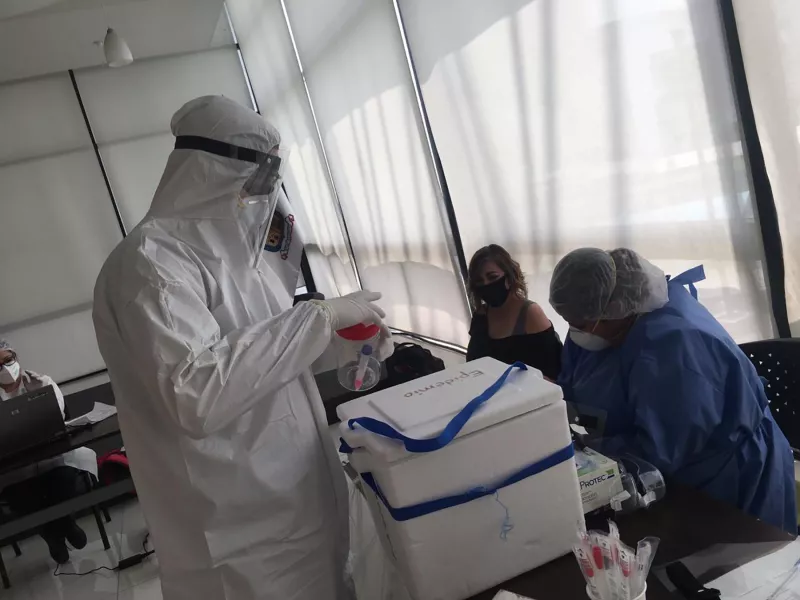 Pruebas de COVID-19 en Nuevo León